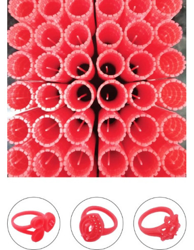Plempire YHK-610/110 | Rotes Wachs-Set für PL6100