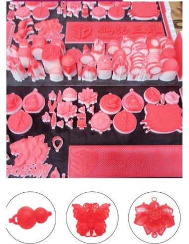 Plempire YHK-801R/102 | Červený voskový set pre PL2000 PLUS