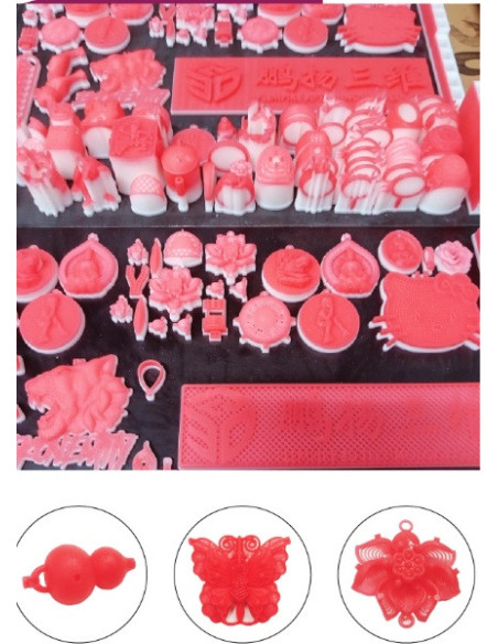 Plempire YHK-801R/102 | Červený voskový set pre PL2000 PLUS